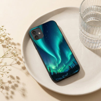 Aurora Borealis Metal Back Case for Apple iPhone 11