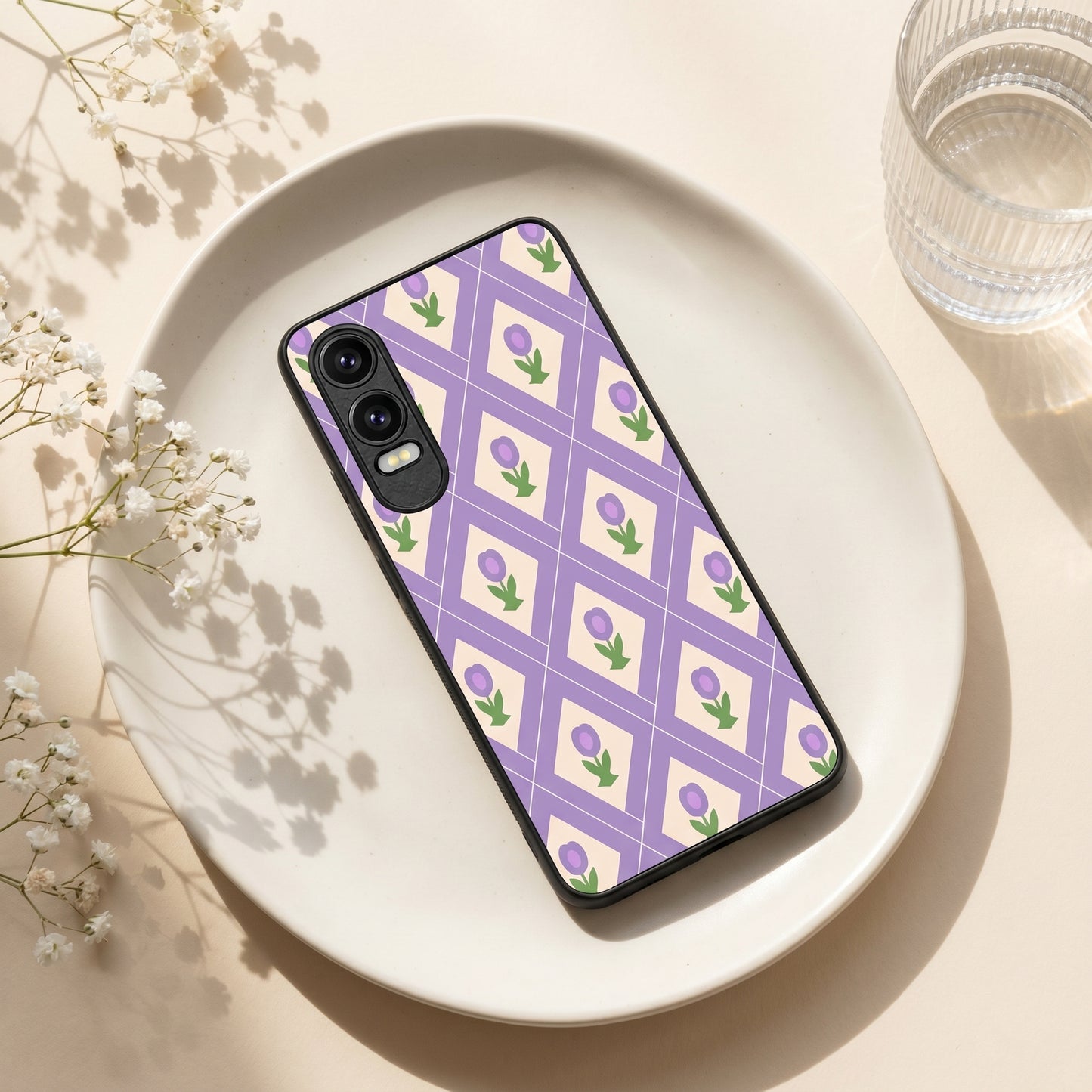 Lavulip Metal Back Case for Oneplus NORD CE 4 LITE 5G