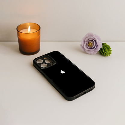 Black Metal Back Case for Apple Iphone 12 Pro