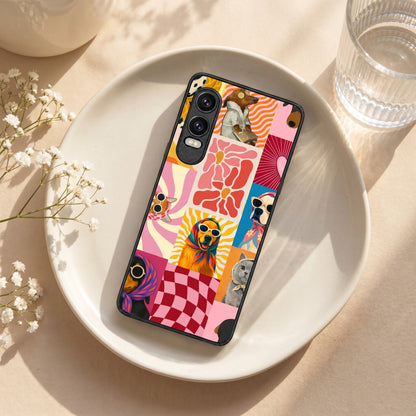 Pawpsy Metal Back Case for Oneplus NORD CE 4 LITE 5G