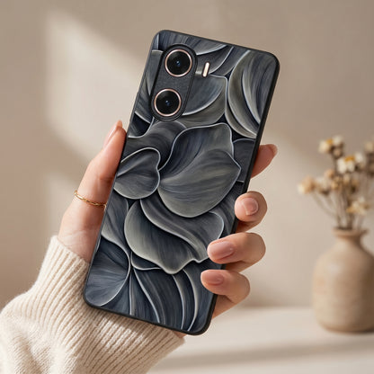 Velvet Petals Metal Back Case for VIVO V29E