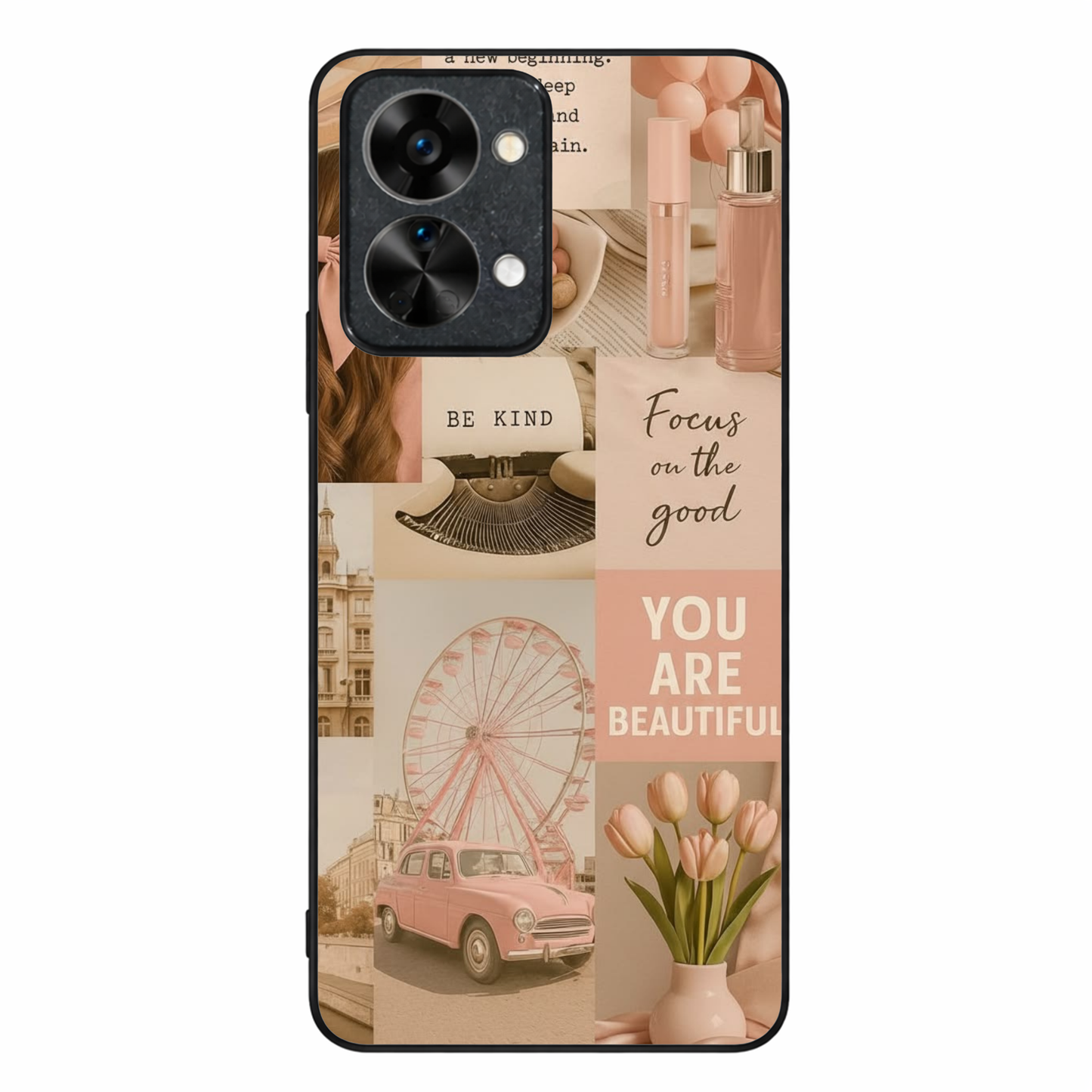 Girlie Pop Metal Back Case for Oneplus NORD 2T 5G