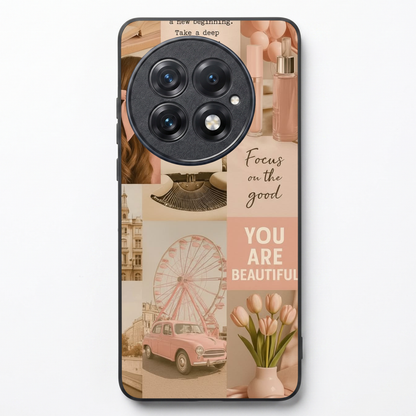 Girlie Pop Metal Back Case for Oneplus 13