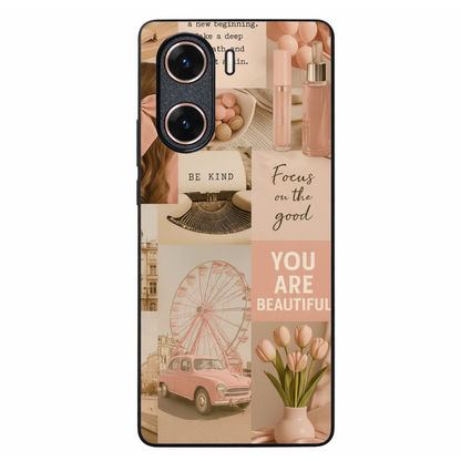 Girlie Pop Metal Back Case for VIVO V29E
