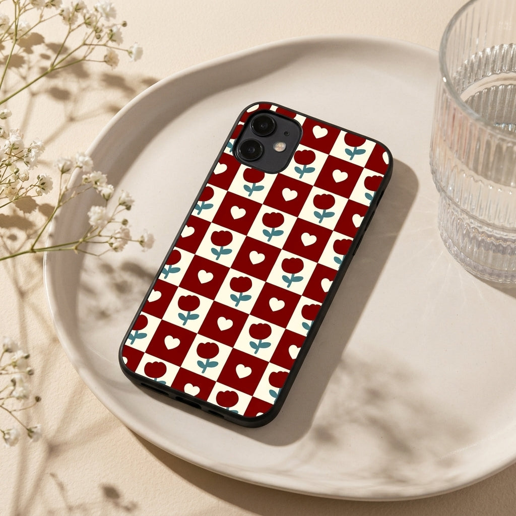 Rose Blocks Metal Back Case for Apple iPhone 11