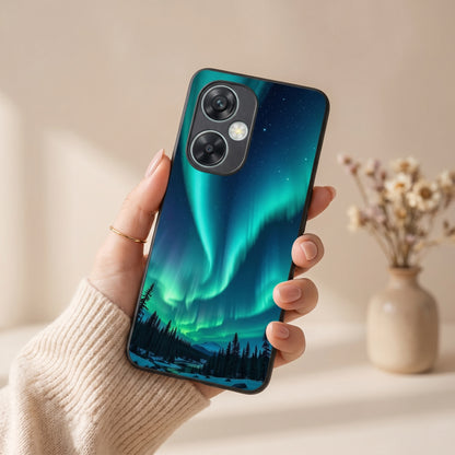 Aurora Borealis Metal Back Case for Oneplus NORD CE 3 LITE 5G