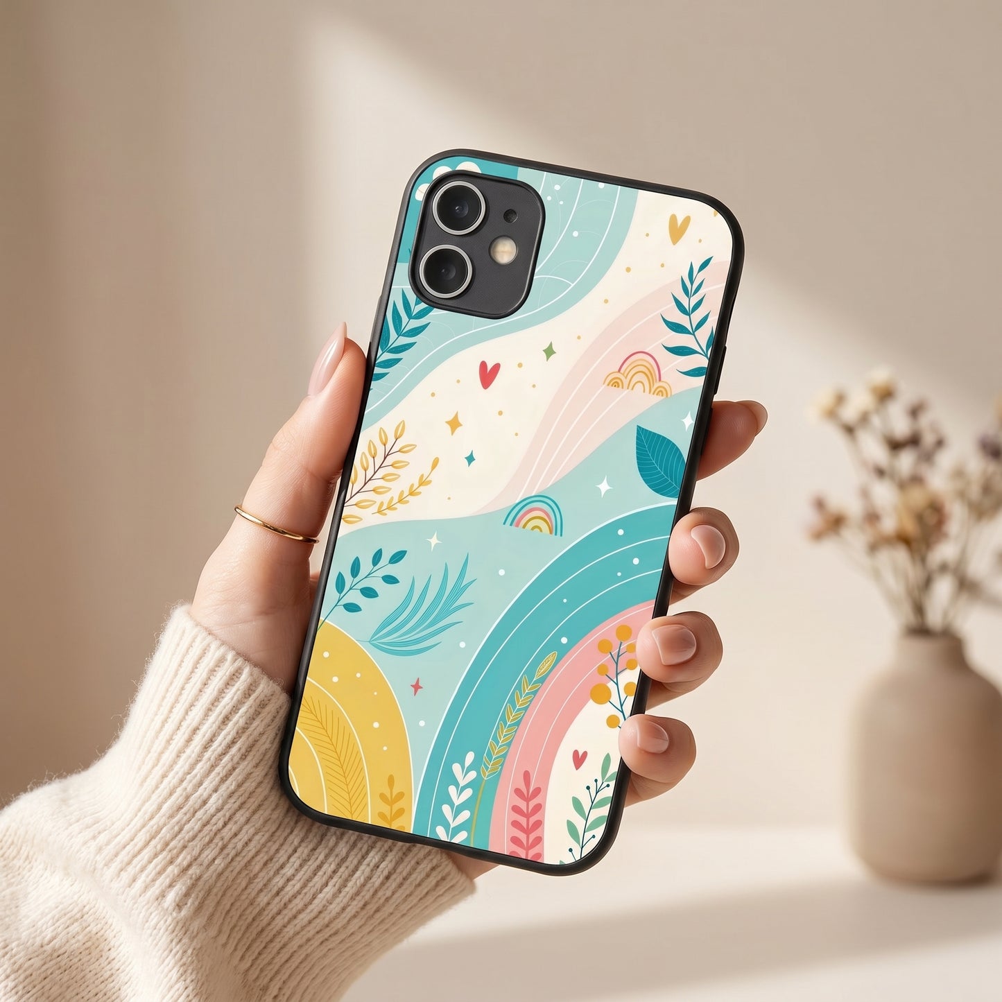 Pastel Waves Metal Back Case for Apple iPhone 11