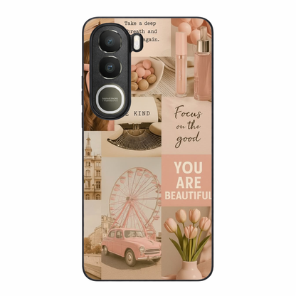 Girlie Pop Metal Back Case for VIVO Y300