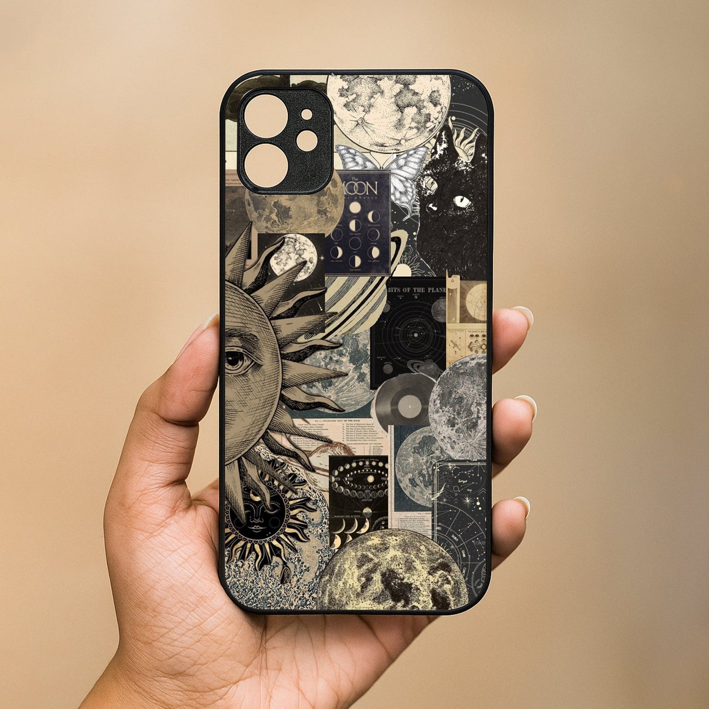Galaxy Glaze Metal Back Case for Apple Iphone 12
