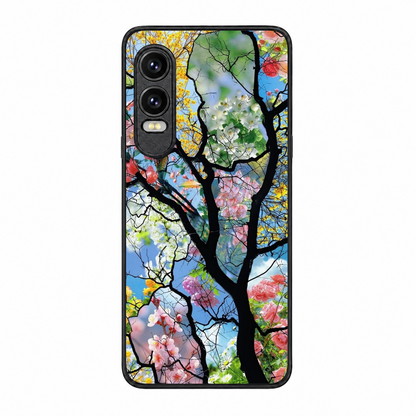 Bloom Glass Metal Back Case for Oneplus NORD CE 4 LITE 5G