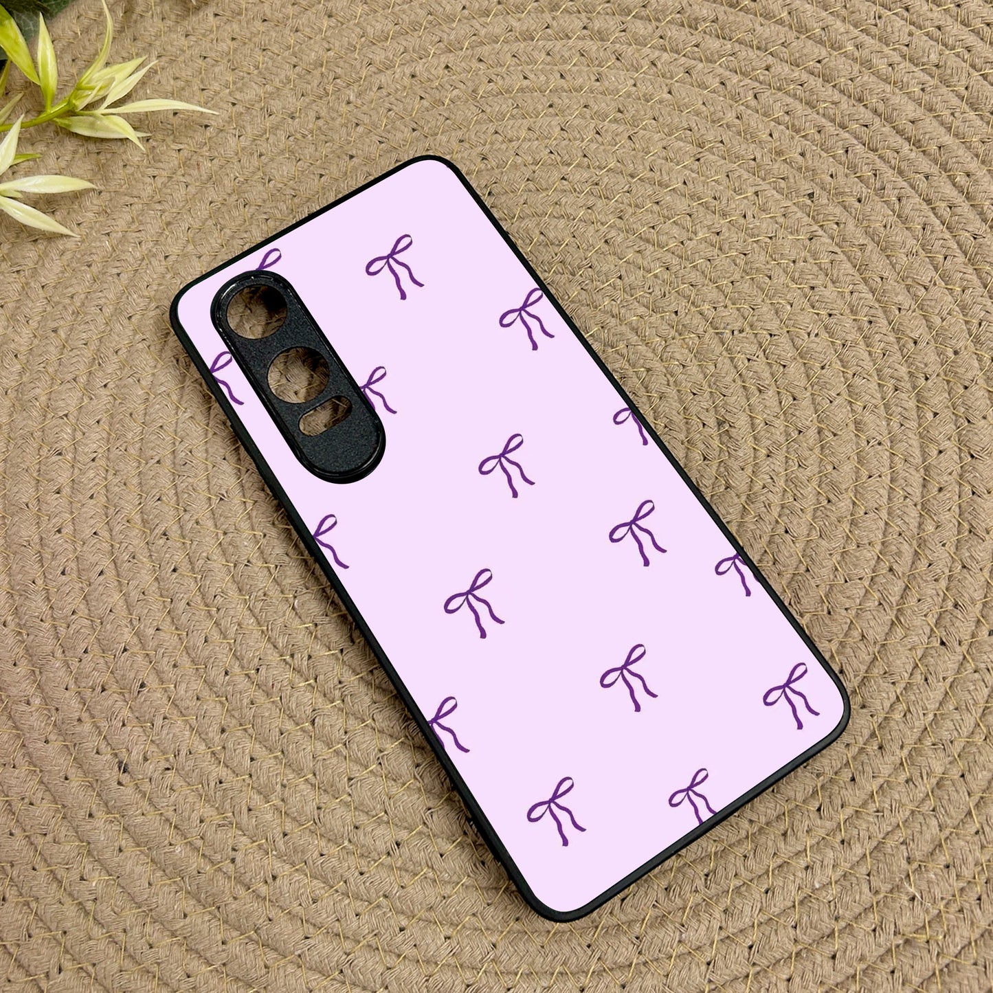 Tiny Bow Metal Back Case for Oneplus Nord CE 4 Lite (5G)