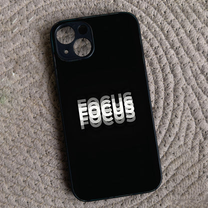 'FOCUS' Metal Back Case for Apple Iphone 14