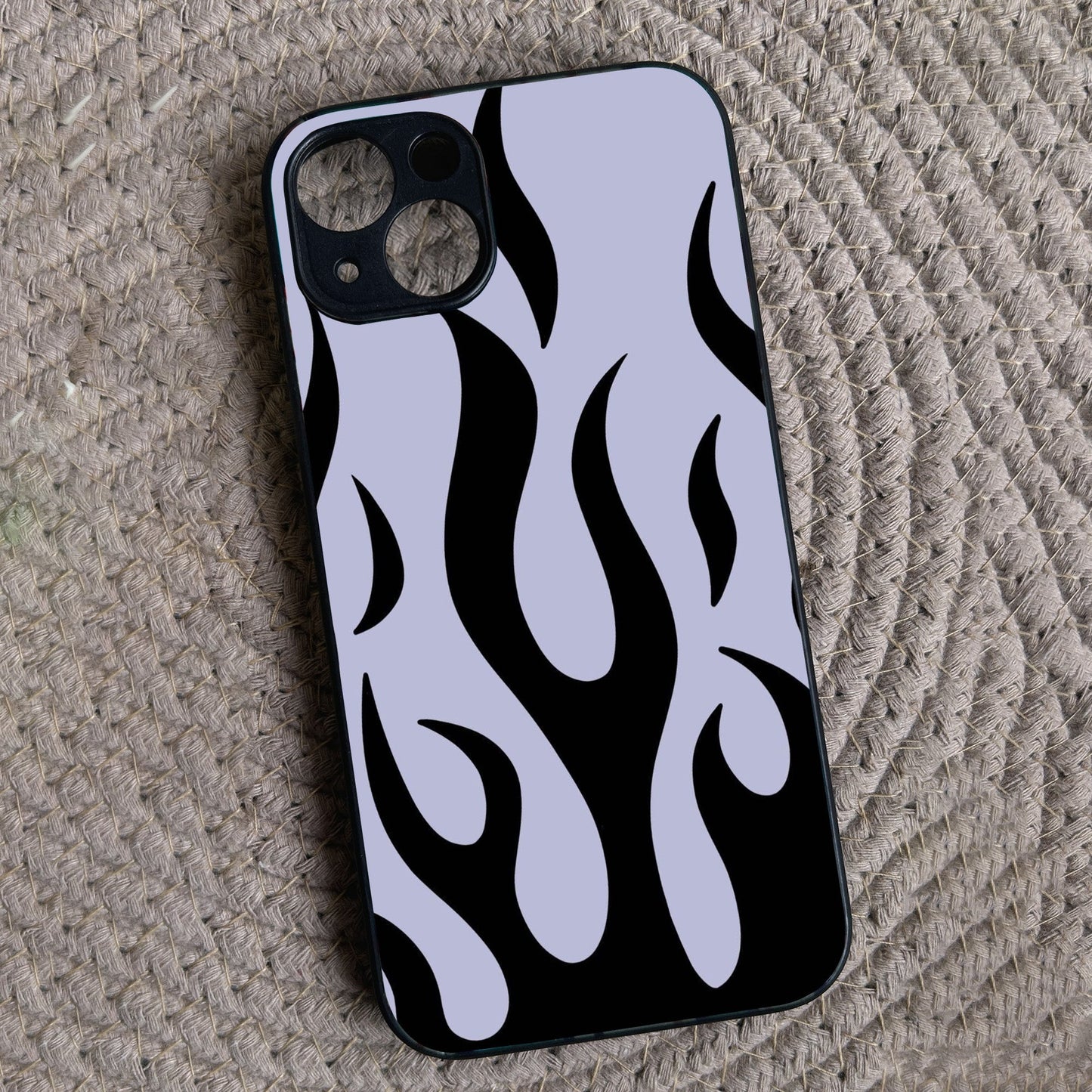 Midnight Flames Metal Back Case for Apple Iphone 14 Plus