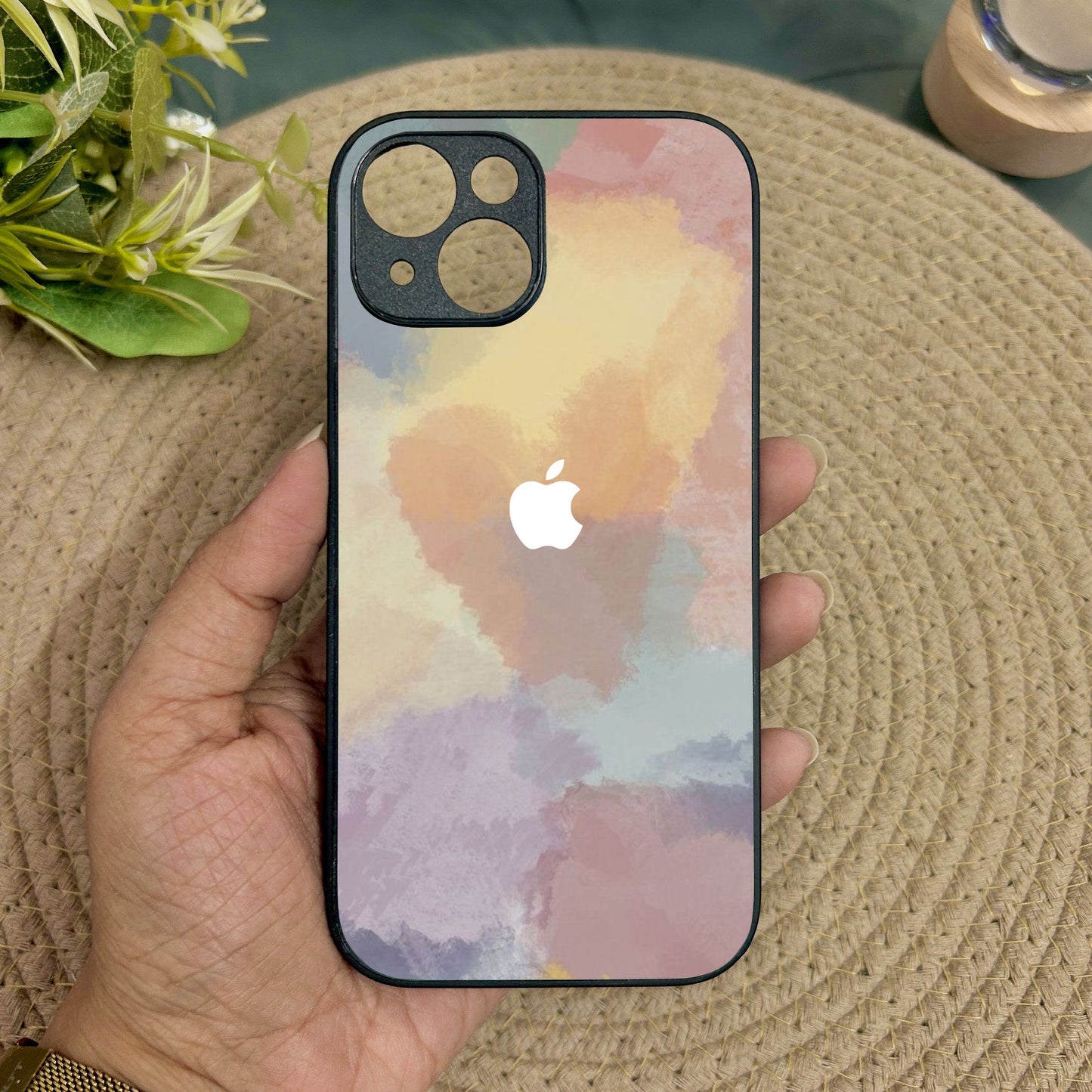 Blush Skies Metal Back Case for Apple Iphone 14 Plus