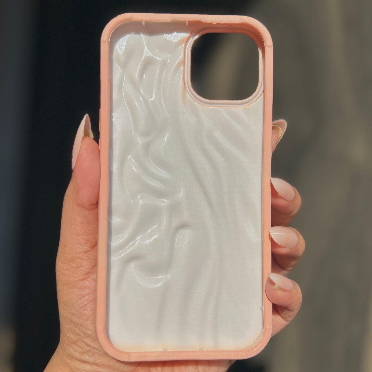 Soft Waves Ombre Silicone Case for Apple iPhone