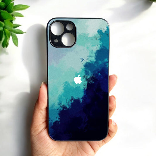 Bluora Glossy Metal Back Case for Apple iPhone