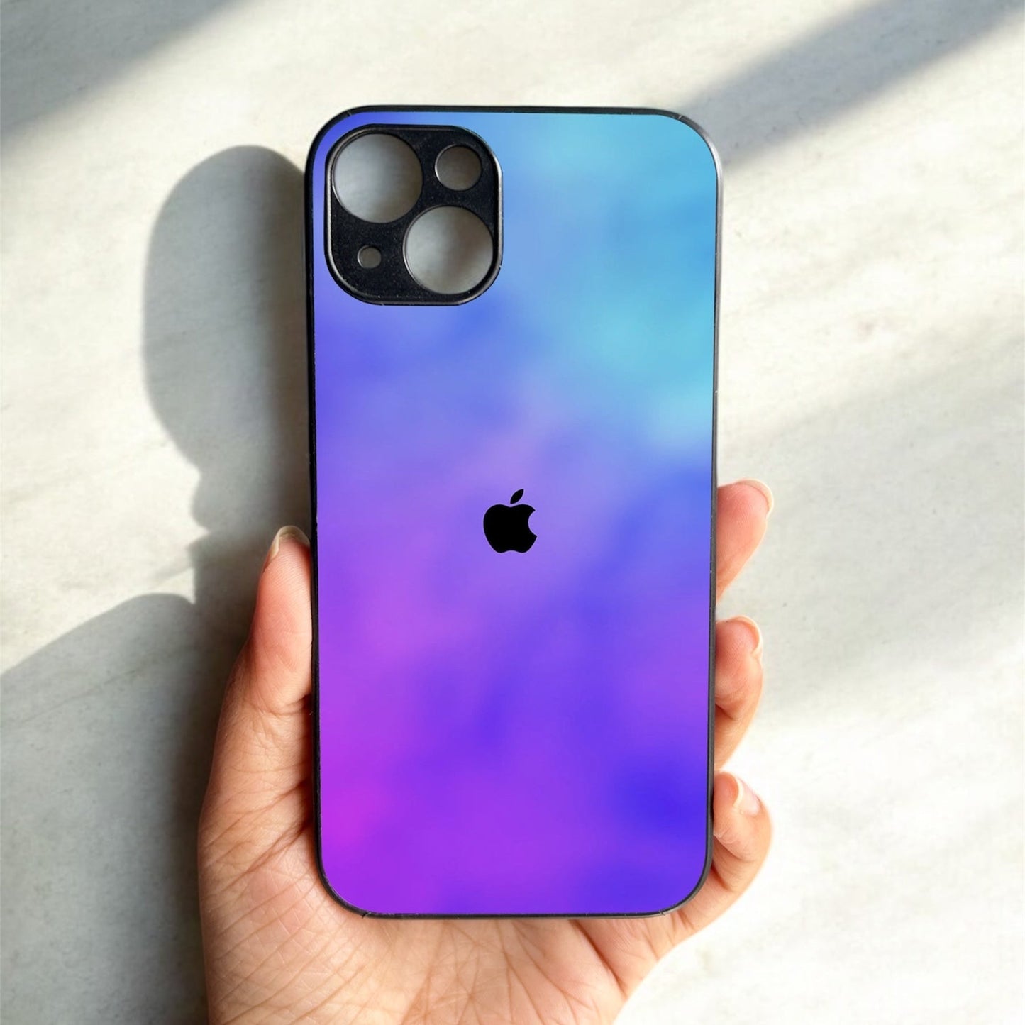 Prism Play Glossy Metal Back Case for Apple Iphone 14 Plus
