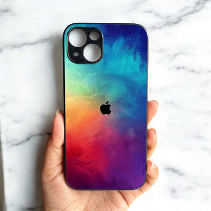 ColorFusion Glossy Metal Back Case for Apple Iphone 14 Plus