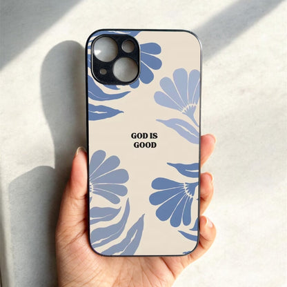God Is Good' Glossy Metal Back Case for Apple Iphone 14 Plus