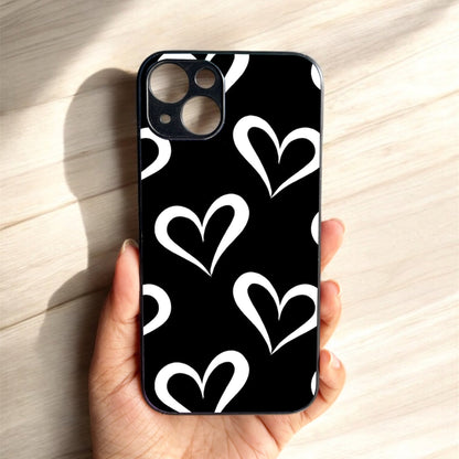 InkHeart Glossy Metal Back Case for Apple Iphone