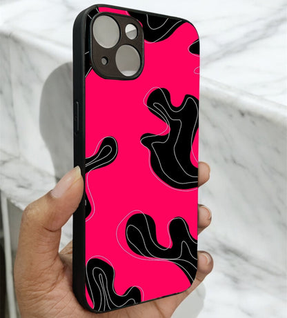 Hot Mess Glossy Metal Back Case for Apple Iphone 13