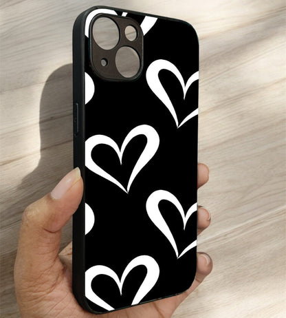 InkHeart Glossy Metal Back Case for Apple Iphone 14 Plus