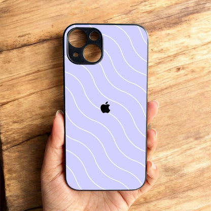 Lavender Curvio Metal Back Case for Apple iPhone