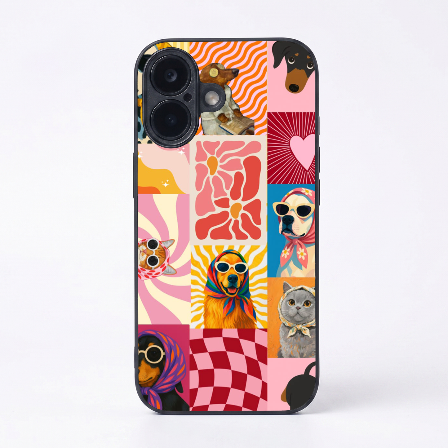 Pawpsy Metal Back Case for Apple iPhone 17