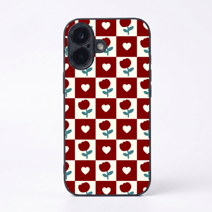 Rose Blocks Metal Back Case for Apple iPhone 17