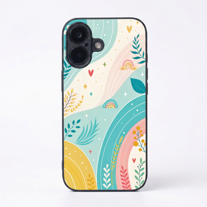 Pastel Waves Metal Back Case for Apple iPhone 17