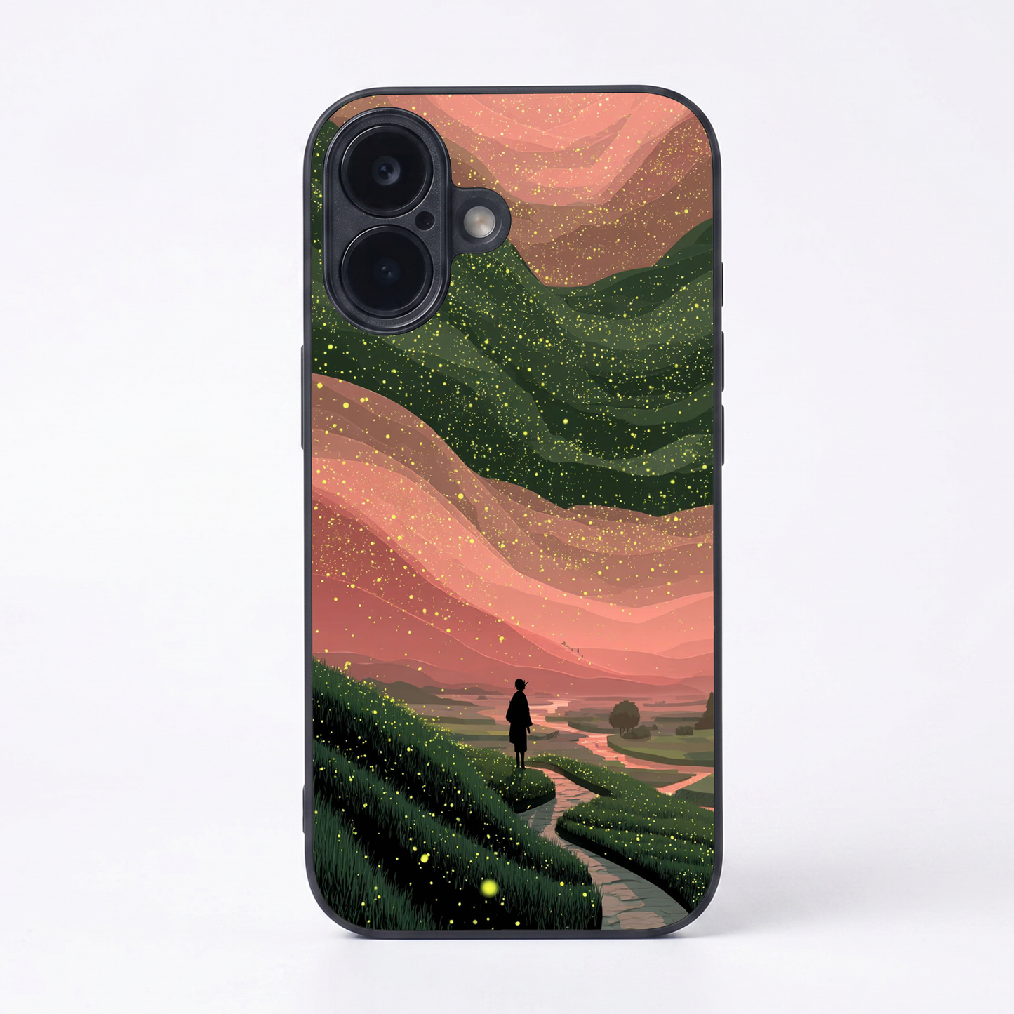 Velvet Petals Metal Back Case for Apple iPhone 17