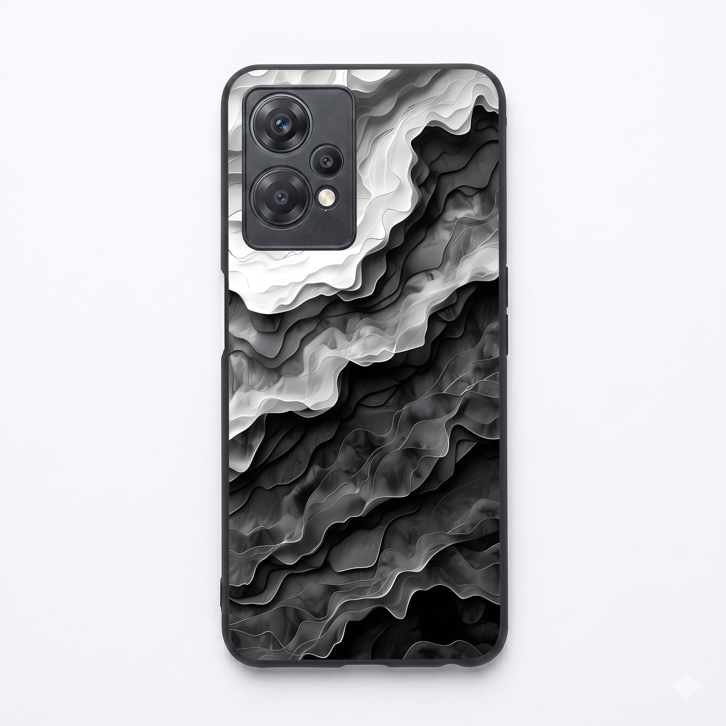 Stone Flow Metal Back Case for Oneplus NORD CE 2 LITE 5G