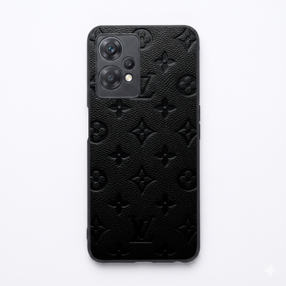 Luxe Leather Metal Back Case for Oneplus NORD CE 2 LITE 5G