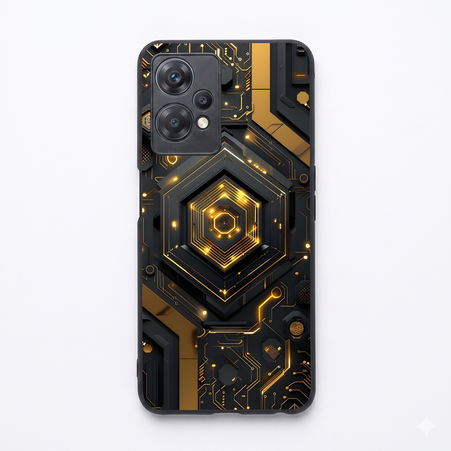 Gold Rush Metal Back Case for Oneplus NORD CE 2 LITE 5G