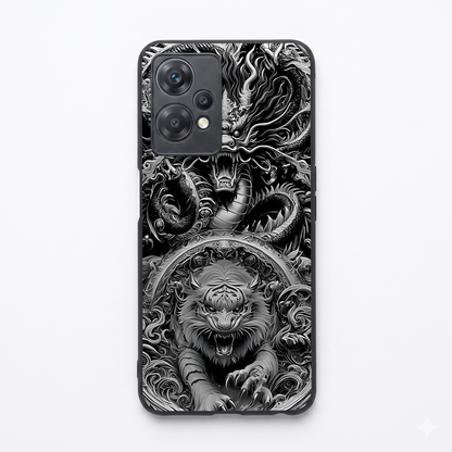 Dragon Ink Metal Back Case for Oneplus NORD CE 2 LITE 5G