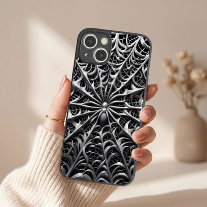 Web Trap Metal Back Case for Apple Iphone 13