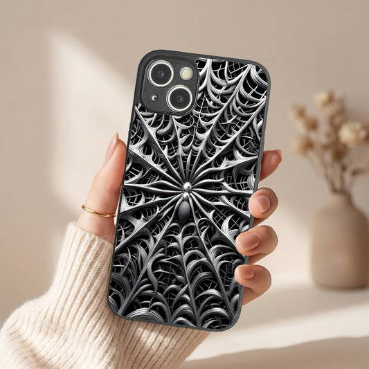 Web Trap Metal Back Case for Apple Iphone 13