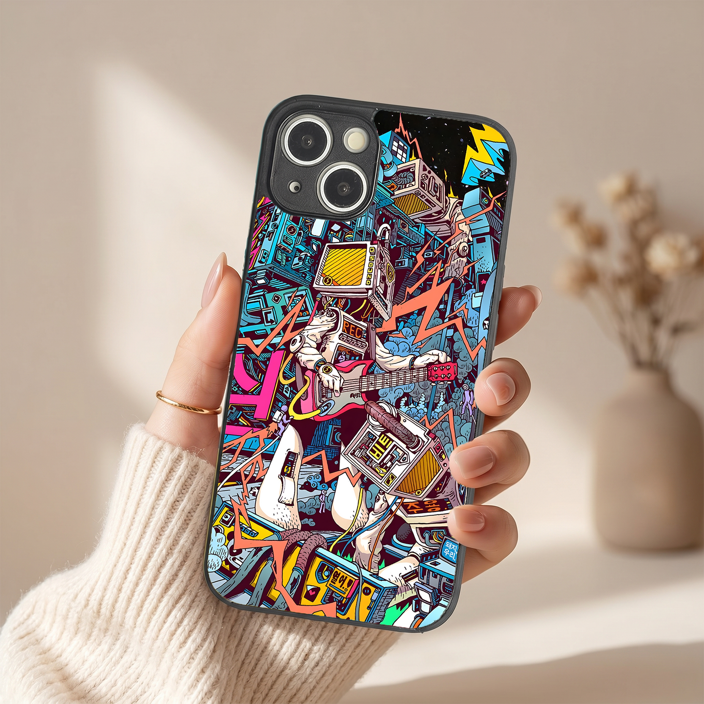 Soundwave Back Case for Apple Iphone 13