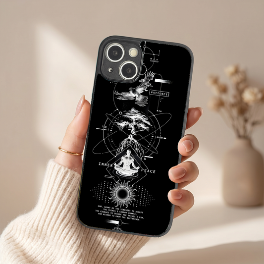 Dark Matter Metal Back Case for Apple Iphone 13