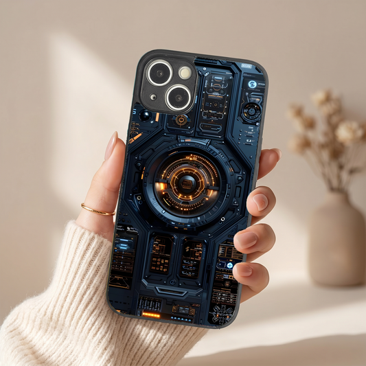 Techie Metal Back Case for Apple Iphone 13