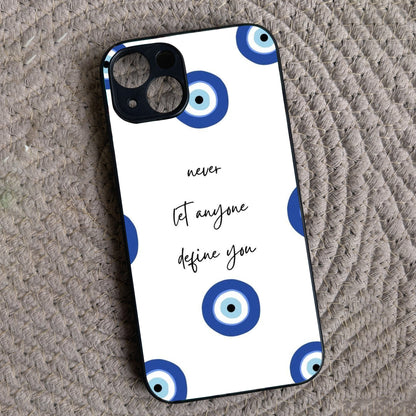Eye Guard Metal Back Case for Apple Iphone 15 Plus