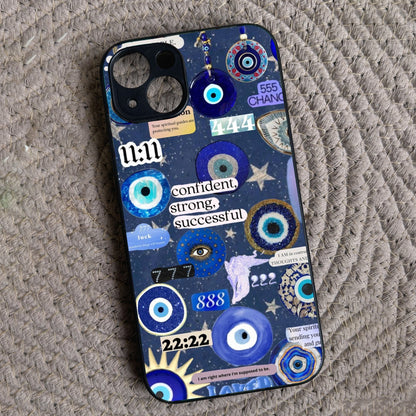 Affirmation Amulet Metal Back Case for Apple Iphone 14