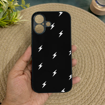 Bolt Babe Metal Back Case for Apple Iphone 16