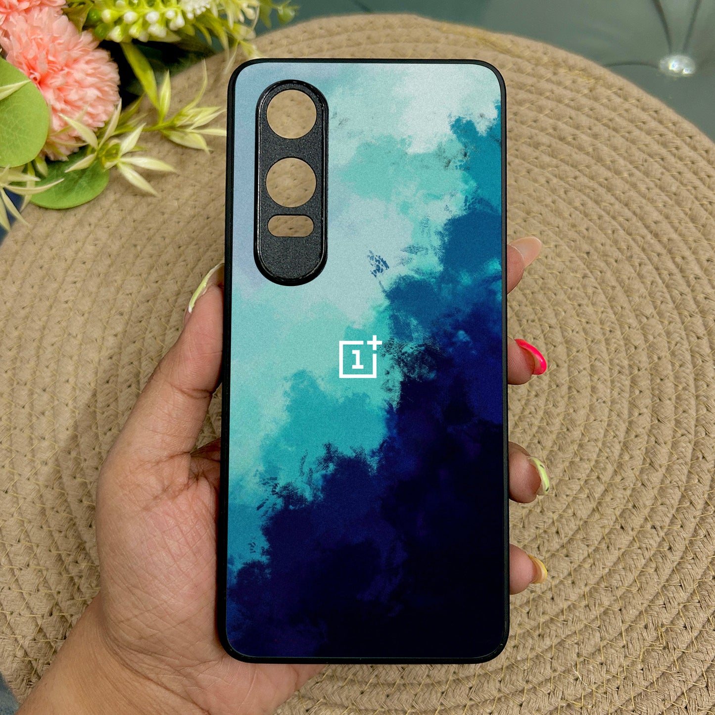 Bluora Glossy Metal Back Case for Oneplus Nord CE 4 Lite (5G)
