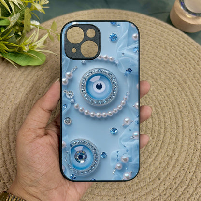 Pearl Amulet Metal Back Case for Apple Iphone 13