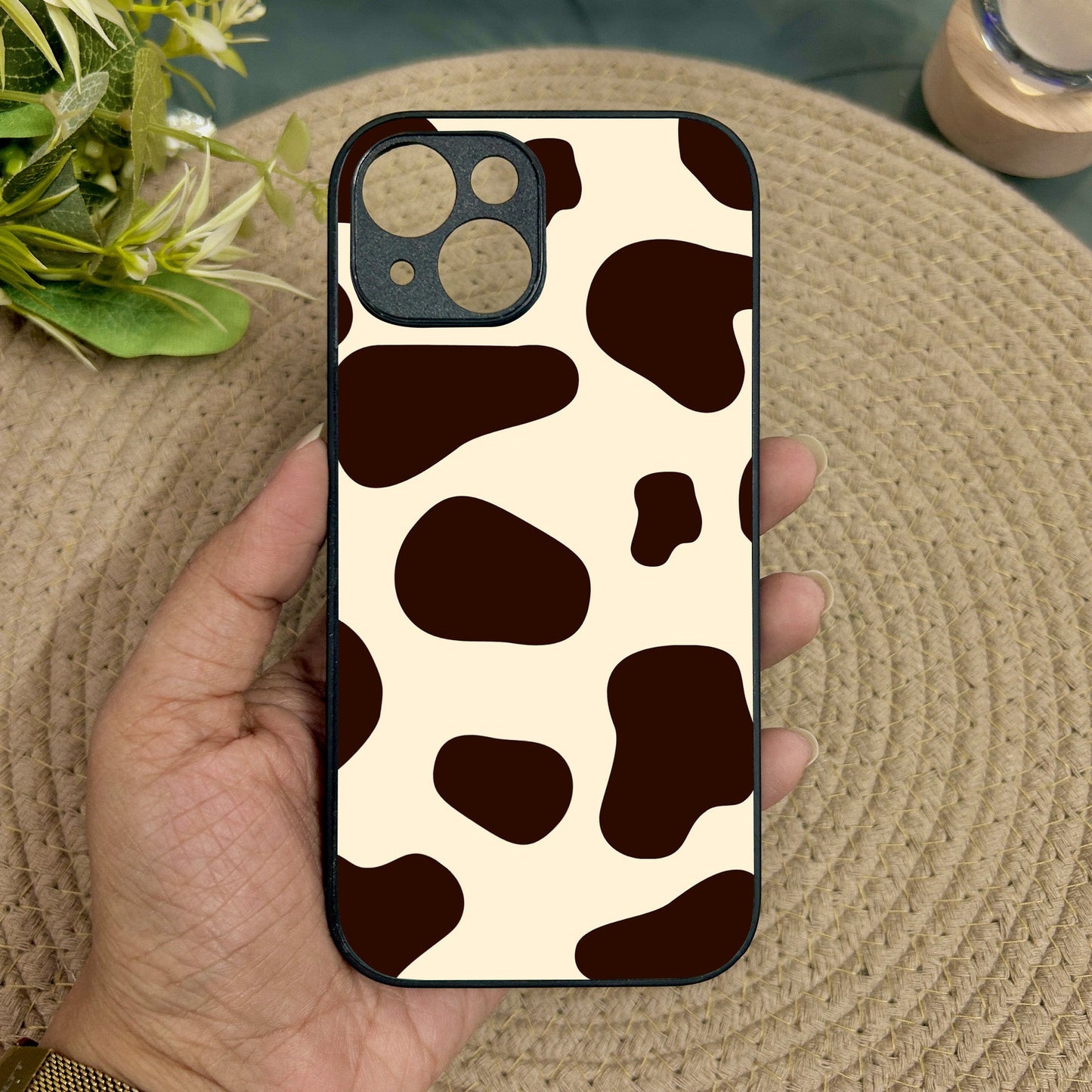 Cowtastic Metal Back Case for Apple Iphone 14 Plus