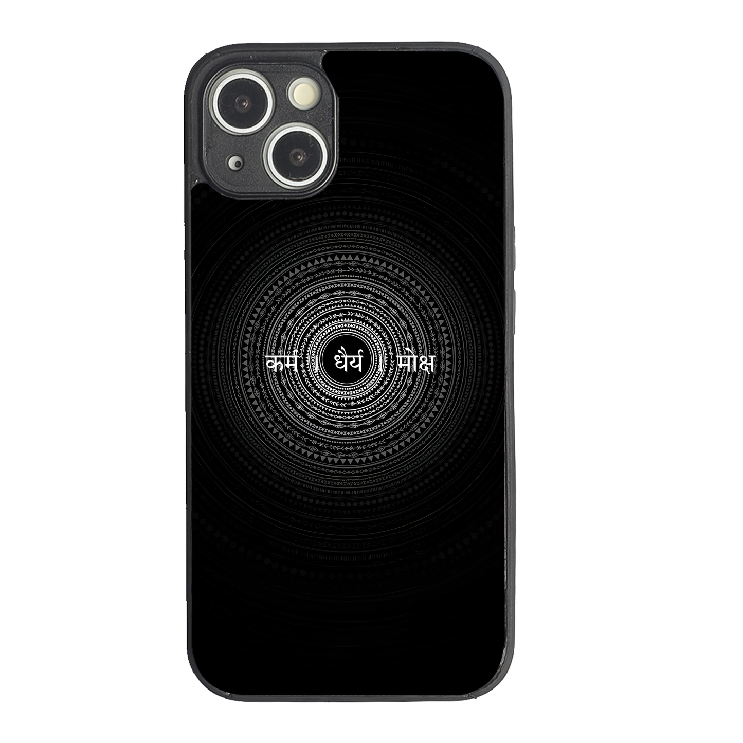 Peace Metal Back Case for Apple Iphone 13
