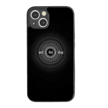 Peace Metal Back Case for Apple Iphone 13