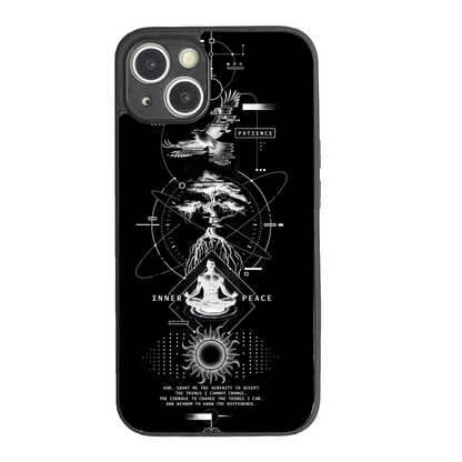 Dark Matter Metal Back Case for Apple Iphone 14