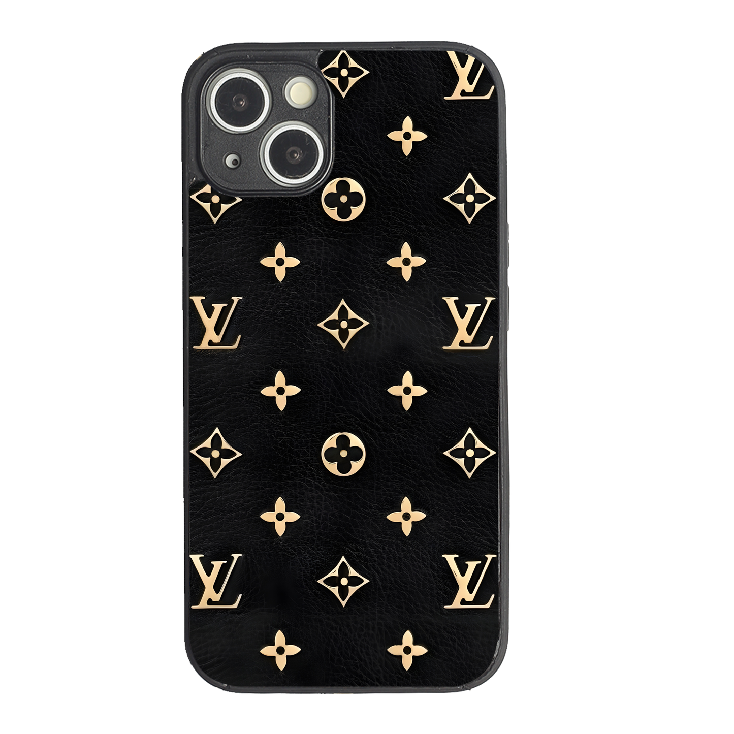Luxe Gold Metal Back Case for Apple Iphone 13